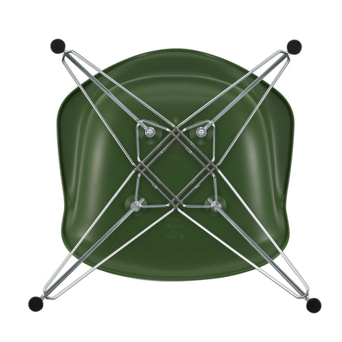 Cadeira de Braços em Plástico Eames DAR / Base Cromada